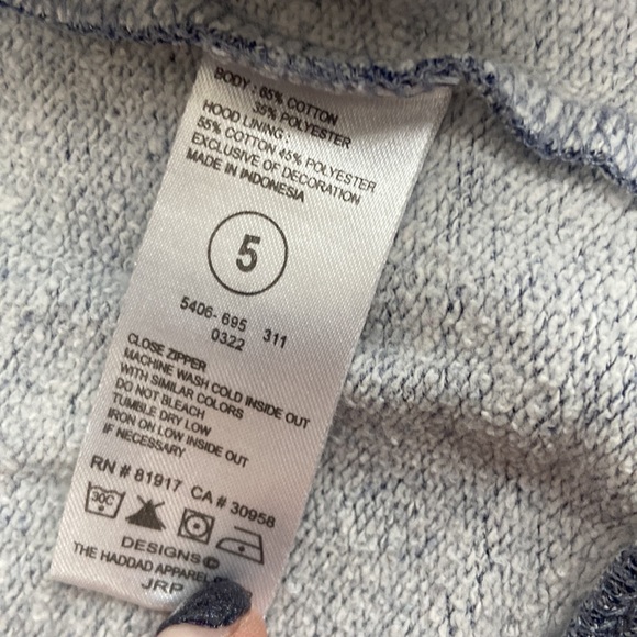 Boys Nike Zip-Up Hoodie Size 5 - Picture 4 of 6